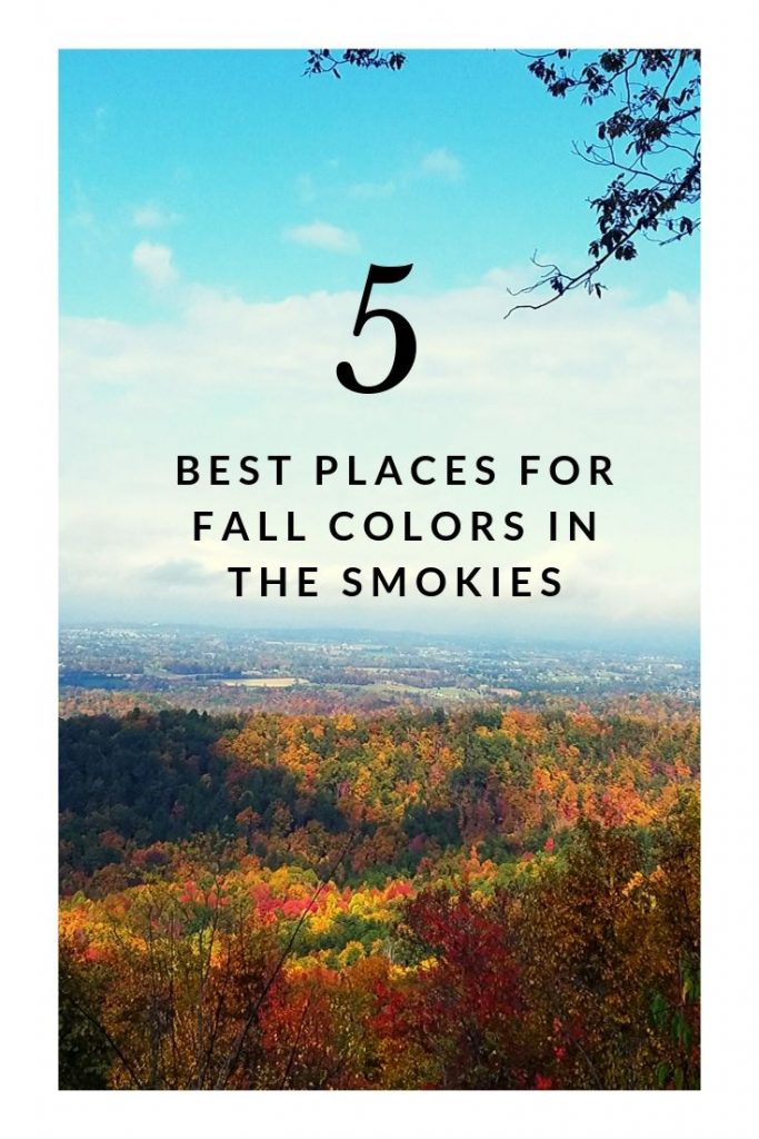 5 best places to see fall colors in the smokies
