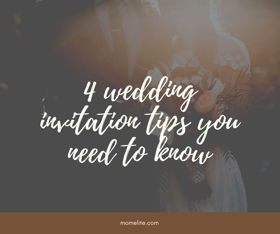 wedding invitation tips you need to know